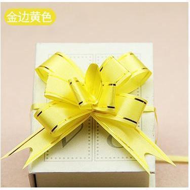 10pcs 12# Mini Ribbon (Gold) Flowers Bows Bowknot Gifts Craft For Party Home Festival Decoration(182L) - Image 21