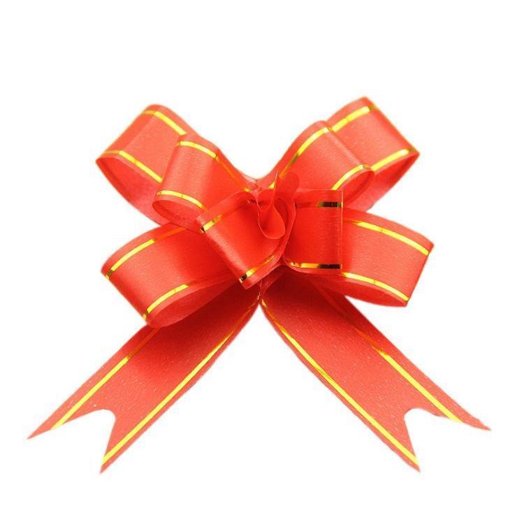 10pcs 12# Mini Ribbon (Gold) Flowers Bows Bowknot Gifts Craft For Party Home Festival Decoration(182L) - Image 23