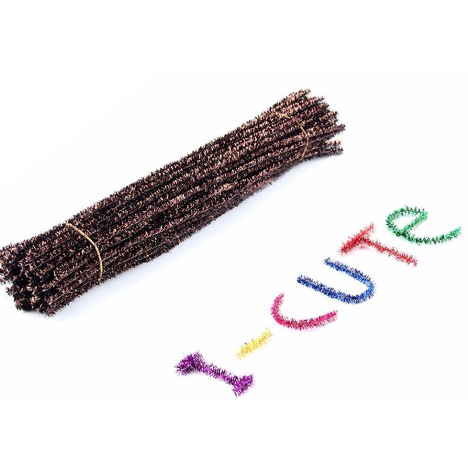 10pcs/pack DIY Twisting Bar Glitter Tops Glitter Hairy Glitter Twist Stick Christmas Decoration Accessories (273L) - Image 24