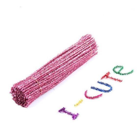 10pcs/pack DIY Twisting Bar Glitter Tops Glitter Hairy Glitter Twist Stick Christmas Decoration Accessories (273L) - Image 23