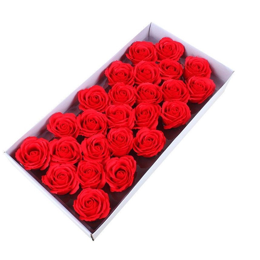 25pcs 5 Layer Rose Soap Flower Head Wedding Valentine's Day Christmas Gift DIY Artificial Flowers Home Decor(2082L) - Image 21
