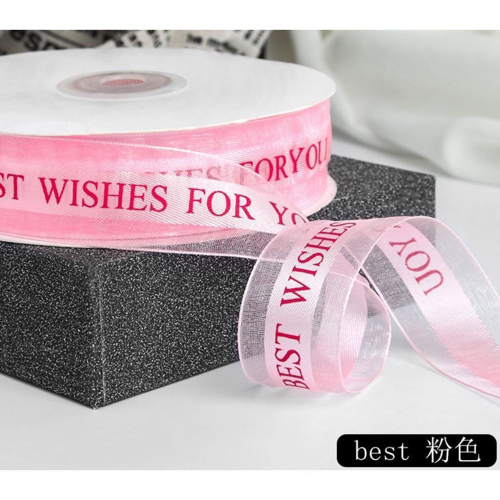 5M 25mm Printed Polyester Ribbon for Wedding Christmas Party Decorations DIY Bow Craft Ribbons Card Gift Wrapping(1404L) - Image 21