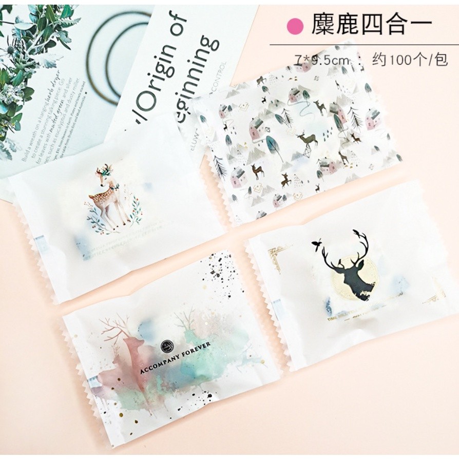 100/200pcs Chinese New Year Candy Bag Machine Sealed Bag For Nougat Cookies Chocolate Food Packaging 糖果袋 (2715L) - Image 43
