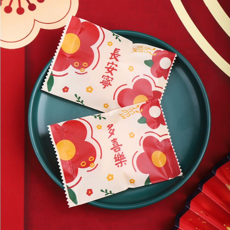 100/200pcs Chinese New Year Candy Bag Machine Sealed Bag For Nougat Cookies Chocolate Food Packaging 糖果袋 (2715L) - Image 54