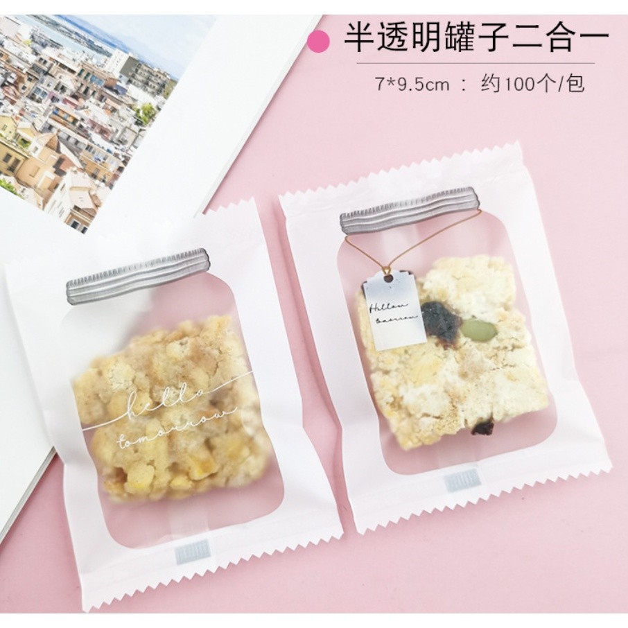 100/200pcs Chinese New Year Candy Bag Machine Sealed Bag For Nougat Cookies Chocolate Food Packaging 糖果袋 (2715L) - Image 55