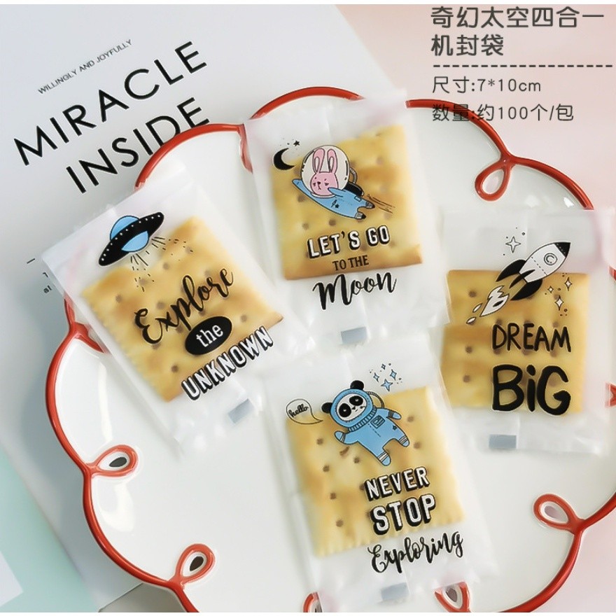 100/200pcs Chinese New Year Candy Bag Machine Sealed Bag For Nougat Cookies Chocolate Food Packaging 糖果袋 (2715L) - Image 61