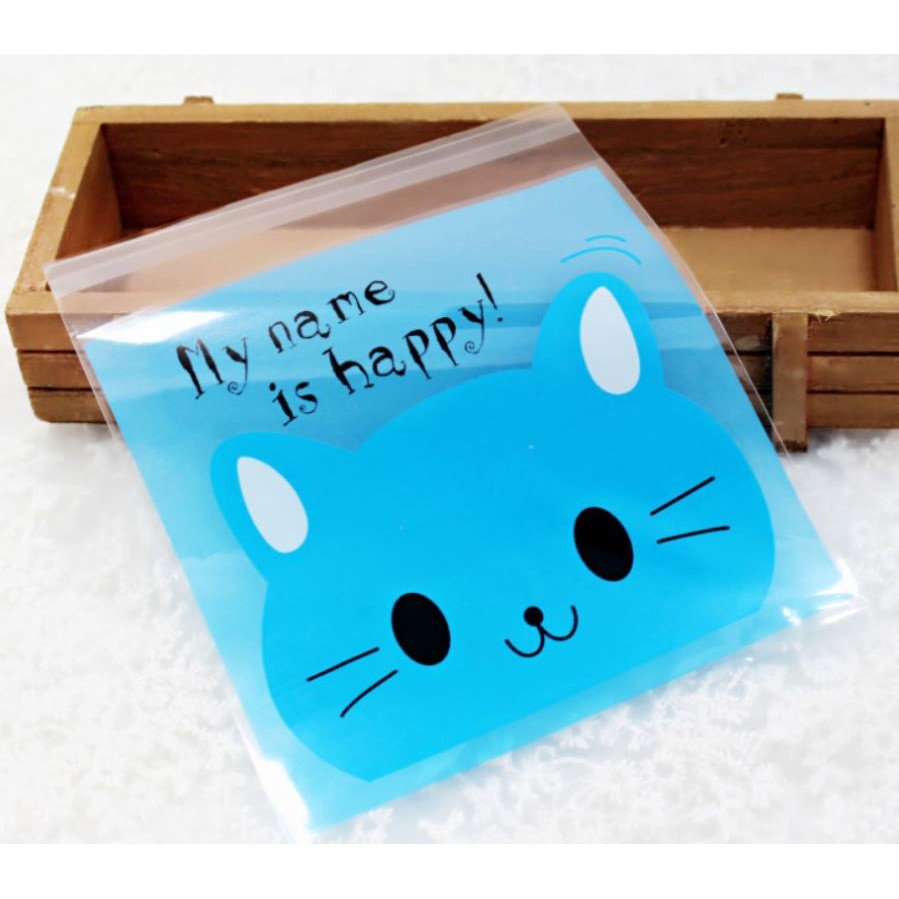 100pcs 10x10cm Cute Cartoon Gifts Bags Cookie Packaging Self-adhesive Plastic Bags For Biscuits Candy Food(164L) - Image 22