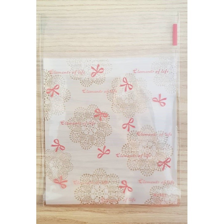 100pcs 10x10cm Cute Cartoon Gifts Bags Cookie Packaging Self-adhesive Plastic Bags For Biscuits Candy Food(164L) - Image 25