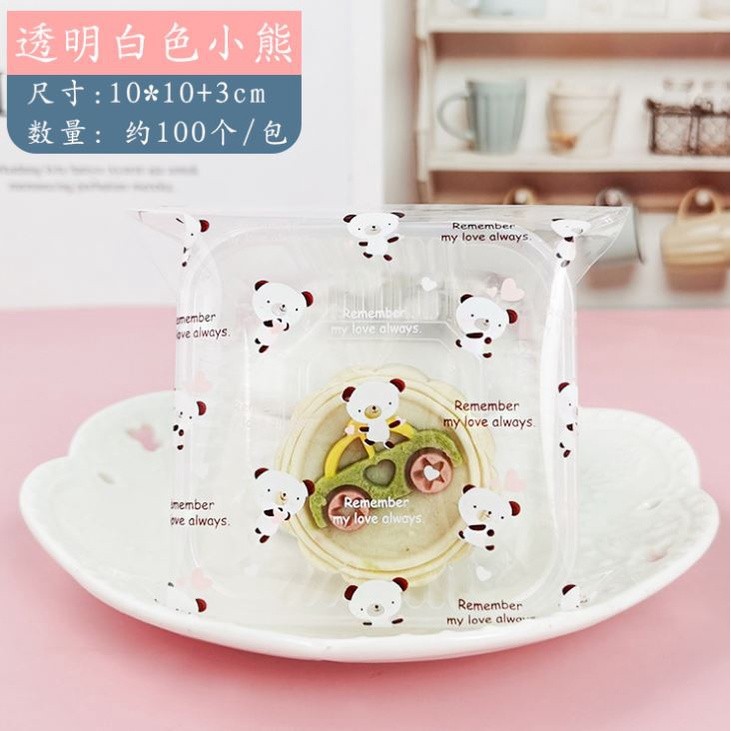 100pcs 10x10cm Cute Cartoon Gifts Bags Cookie Packaging Self-adhesive Plastic Bags For Biscuits Candy Food(164L) - Image 33