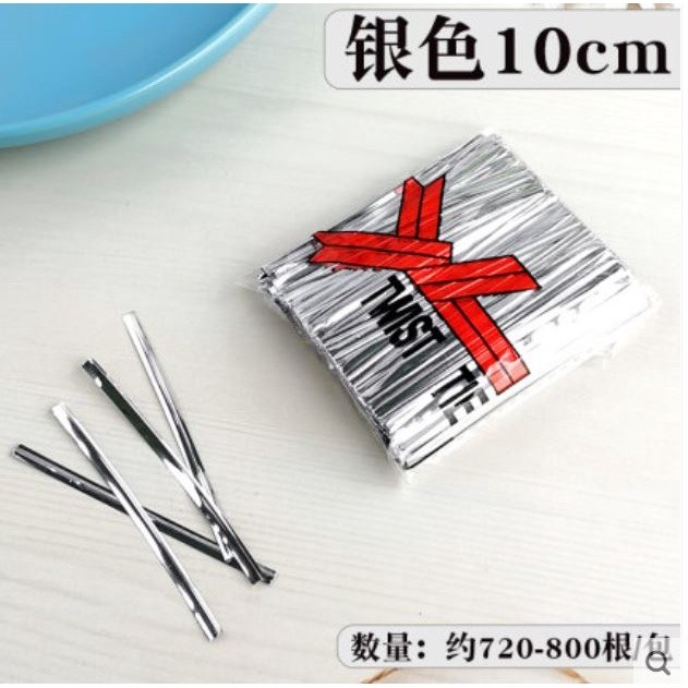 6/8/10cm Lucia crafts Twist Ties Packaging Rope Wire Belt For Food Bread Cookies Bakery Bags Seals 金属扎带包装袋扎条 (170L) - Image 23