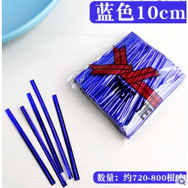 6/8/10cm Lucia crafts Twist Ties Packaging Rope Wire Belt For Food Bread Cookies Bakery Bags Seals 金属扎带包装袋扎条 (170L) - Image 24