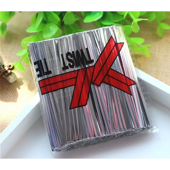 6/8/10cm Lucia crafts Twist Ties Packaging Rope Wire Belt For Food Bread Cookies Bakery Bags Seals 金属扎带包装袋扎条 (170L) - Image 26