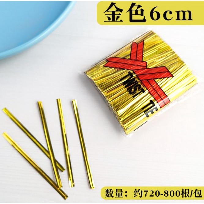 6/8/10cm Lucia crafts Twist Ties Packaging Rope Wire Belt For Food Bread Cookies Bakery Bags Seals 金属扎带包装袋扎条 (170L) - Image 30