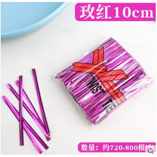 6/8/10cm Lucia crafts Twist Ties Packaging Rope Wire Belt For Food Bread Cookies Bakery Bags Seals 金属扎带包装袋扎条 (170L) - Image 31