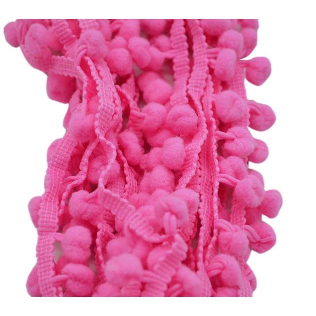 1Yard Pom Pom Trim Ball 12mm Handmade DIY MINI Pearl Pompom Fringe Ribbon Sewing Lace Kintted Fabric毛球花边(2031L) - Image 29