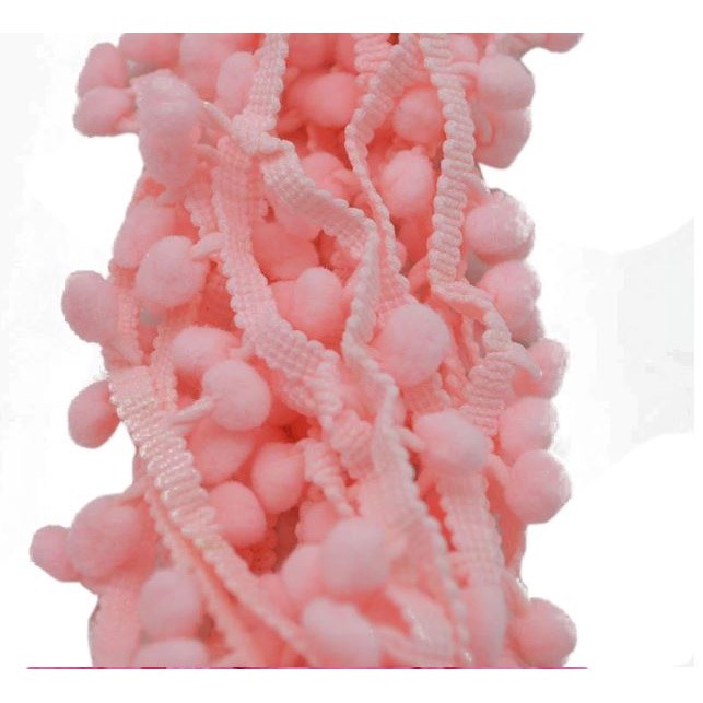 1Yard Pom Pom Trim Ball 12mm Handmade DIY MINI Pearl Pompom Fringe Ribbon Sewing Lace Kintted Fabric毛球花边(2031L) - Image 32