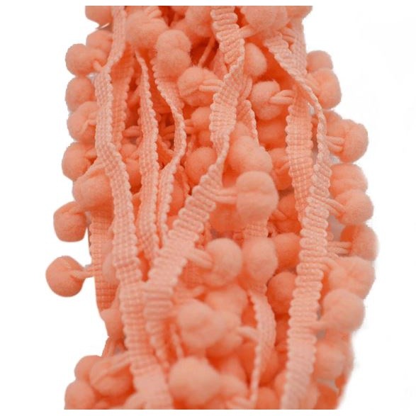 1Yard Pom Pom Trim Ball 12mm Handmade DIY MINI Pearl Pompom Fringe Ribbon Sewing Lace Kintted Fabric毛球花边(2031L) - Image 34