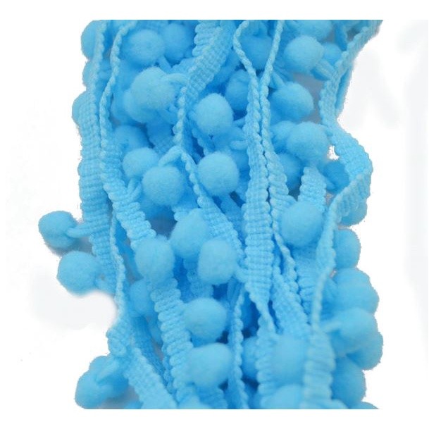 1Yard Pom Pom Trim Ball 12mm Handmade DIY MINI Pearl Pompom Fringe Ribbon Sewing Lace Kintted Fabric毛球花边(2031L) - Image 39