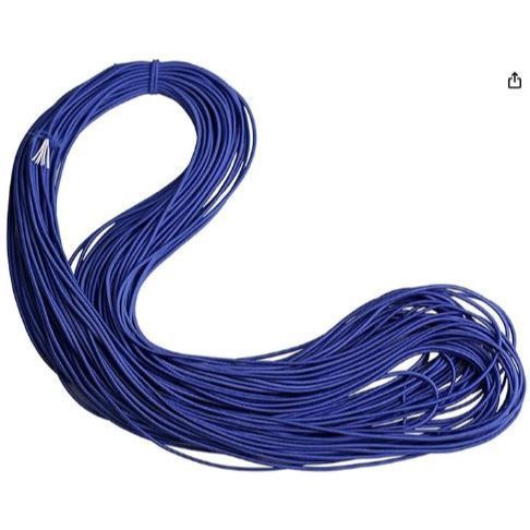 5yard 1mm~2mm Round High Elastic Sewing Elastic Band Fiat Rubber Band Waist Band Stretch 弹力绳 (1946L) - Image 23