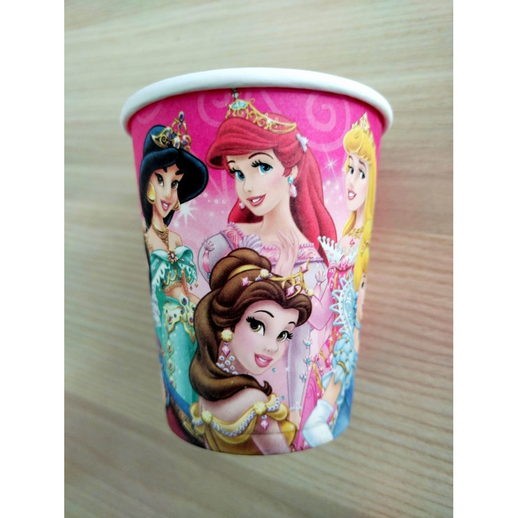 10pcs 9Oz 250ml Cartoon Party Thickened Disposable Paper Cup Raw Wood Pulp Children's Birthday festive event 派对纸杯(2960L) - Image 28
