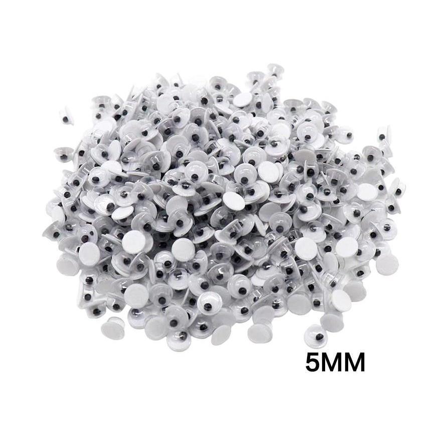 4~35mm Total Mixed Googly Eyes Self-adhesive DIY Scrapbooking for Teddy Bear 黑白活动眼睛 (846L) - Image 21