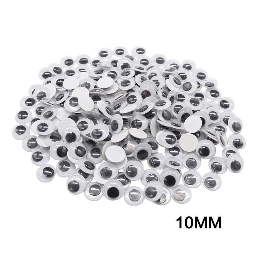 4~35mm Total Mixed Googly Eyes Self-adhesive DIY Scrapbooking for Teddy Bear 黑白活动眼睛 (846L) - Image 26