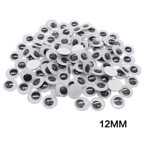 4~35mm Total Mixed Googly Eyes Self-adhesive DIY Scrapbooking for Teddy Bear 黑白活动眼睛 (846L) - Image 34