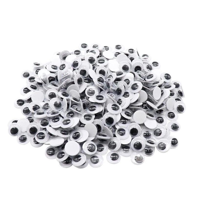 4~35mm Total Mixed Googly Eyes Self-adhesive DIY Scrapbooking for Teddy Bear 黑白活动眼睛 (846L) - Image 39