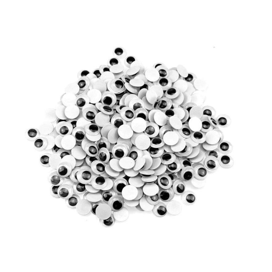 4~35mm Total Mixed Googly Eyes Self-adhesive DIY Scrapbooking for Teddy Bear 黑白活动眼睛 (846L) - Image 47