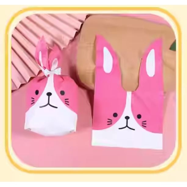 50pcs 22x13.5cm Cute Bunny Cookies Bags Candy Food Biscuit Packaging Soft Bag Candy Gift Bags Birthday Baby(149L) - Image 23