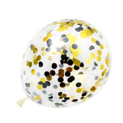 12 Inch Confetti Latex Balloons Transparent for Party Birthday Anniversary Decoration 彩色铝箔亮片气球 (313L) - Image 21