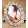 Vintage oval pearl-encrusted rhinestones Glass drill disk drill buckles Manual DIY hair accessories(339L) - Image 22