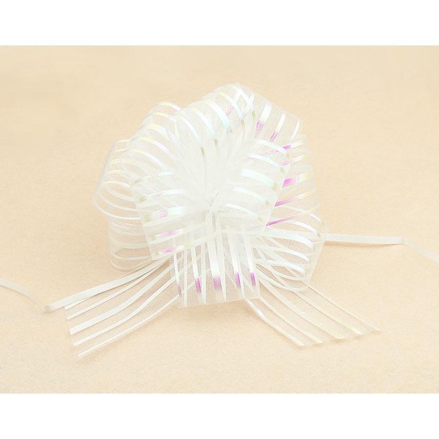 1pcs 5cm Lace Ribbon Christmas Gift Wrap Pull Bows Gift Ribbons Happy New Year Birthday Party Wedding Car Decor(472L) - Image 22