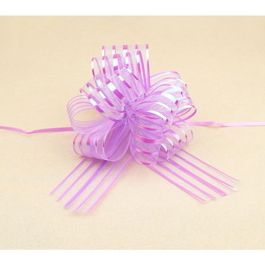 1pcs 5cm Lace Ribbon Christmas Gift Wrap Pull Bows Gift Ribbons Happy New Year Birthday Party Wedding Car Decor(472L) - Image 23