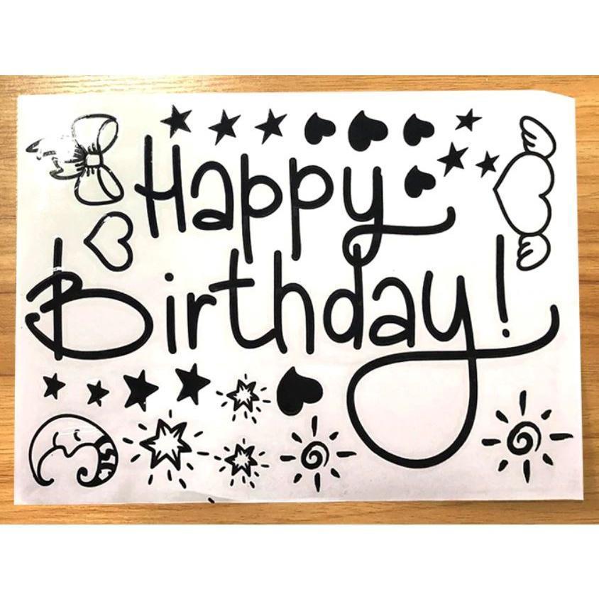 1pc Balloon Sticker for Bubble Clear Helium Balloon Birthday Party Decoration Wedding Valentine's Day 气球贴纸 (434L) - Image 35