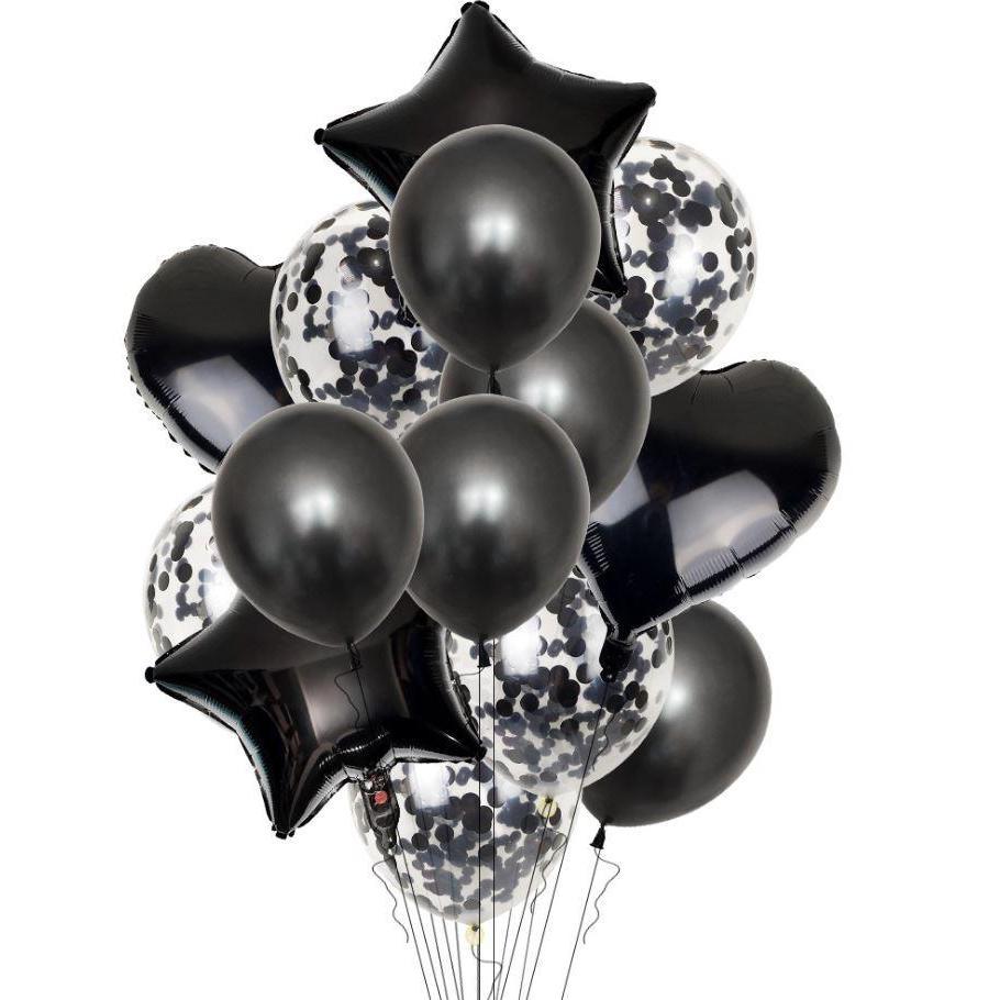 14Pcs 12inch Latex Colorful Balloons Confetti Air Balloons Inflatable Ball Helium Balloon For Birthday Wedding (488L) - Image 21