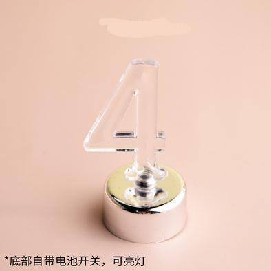 Candle Birthday LED Candle 0-9 Number Light Decorative Letters Automatic Change Lamp Flamless Holiday Birthday(486L) - Image 29