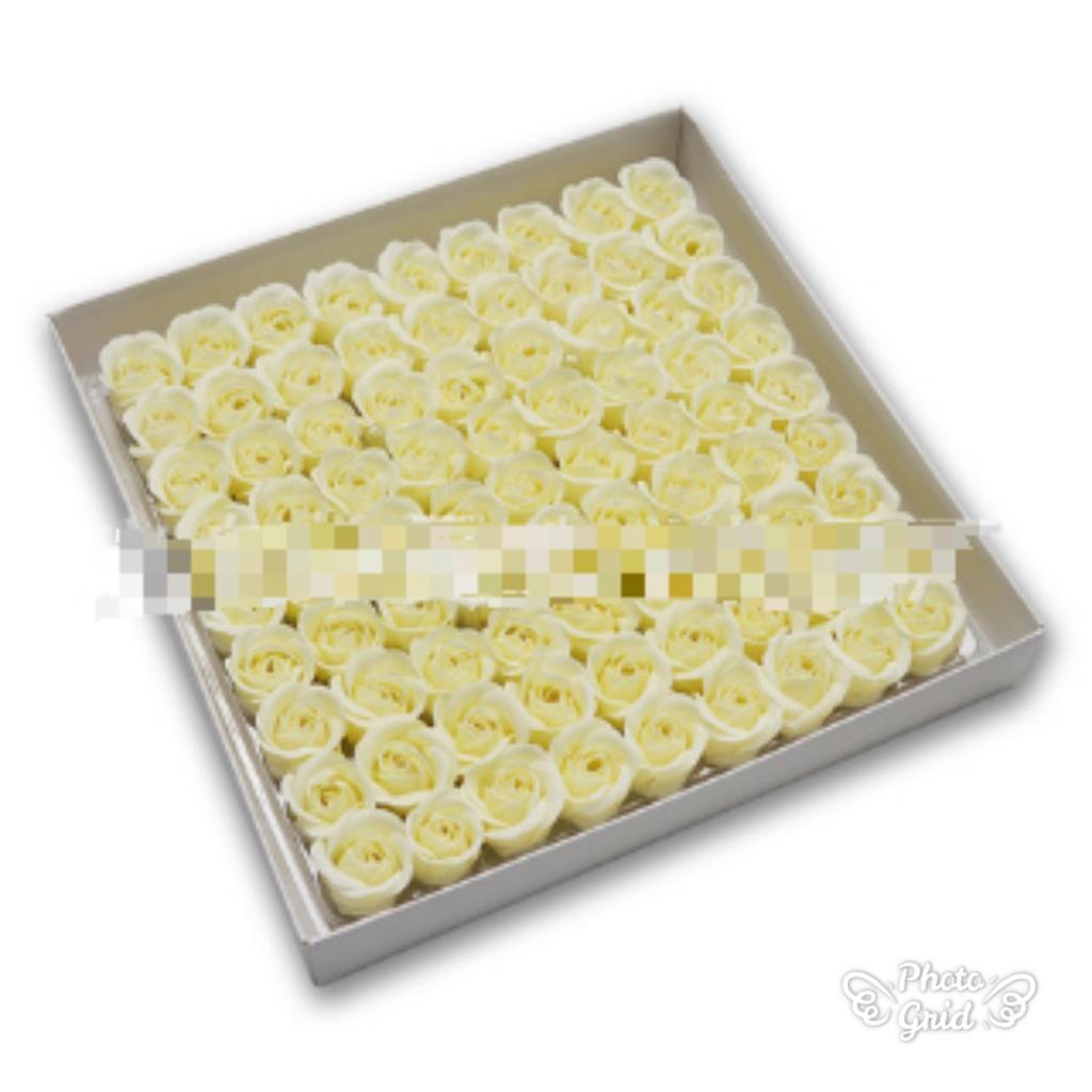 81 Pieces Rose Soap Flower Head Three-layer No Base Rose Soap Flower Head Eternal Flower Simulation Rose (494L) - Image 21