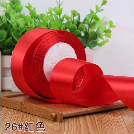 2.5cm Handmade DIY Material Silk Satin Ribbon for Wedding Party Gift Wrap Accessories Sewing Christmas Decoration(533L) - Image 26