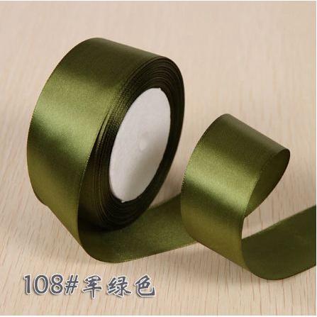 2.5cm Handmade DIY Material Silk Satin Ribbon for Wedding Party Gift Wrap Accessories Sewing Christmas Decoration(533L) - Image 25