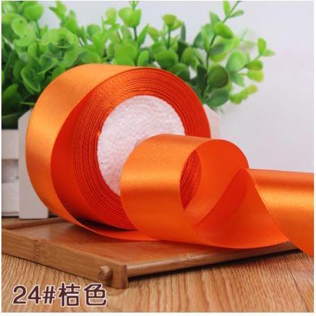 2.5cm Handmade DIY Material Silk Satin Ribbon for Wedding Party Gift Wrap Accessories Sewing Christmas Decoration(533L) - Image 31