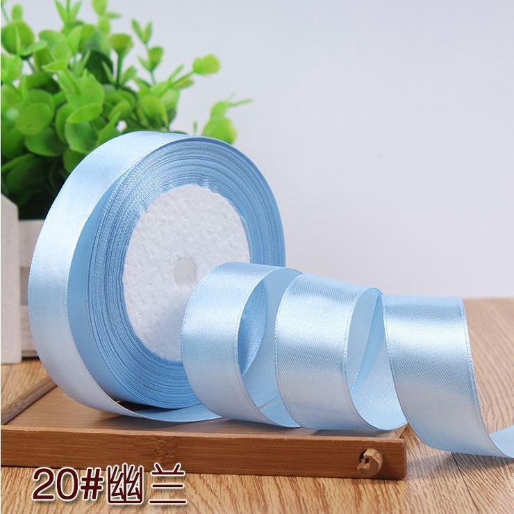 2.5cm Handmade DIY Material Silk Satin Ribbon for Wedding Party Gift Wrap Accessories Sewing Christmas Decoration(533L) - Image 32