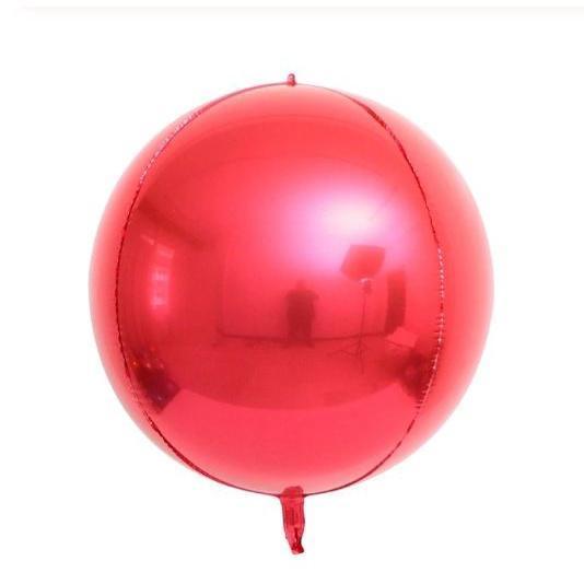 10/15/18/22/32inch 4D Round Foil Balloons Wedding Birthday Party Decoration Helium Burgundy Globos Balloon Toys(874L) - Image 43