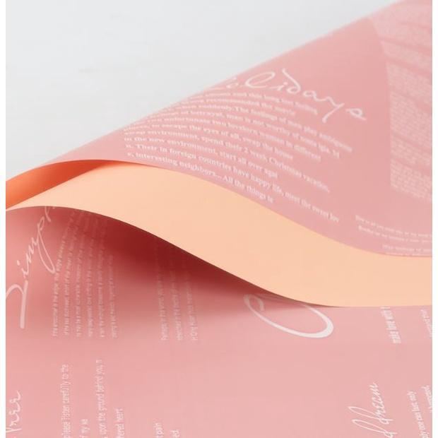 1pc English Letters Hanfei-Paper Ouya Wrapping Paper Waterproof Flowers Korean Bouquets Packing Materials Florist(1164L) - Image 22