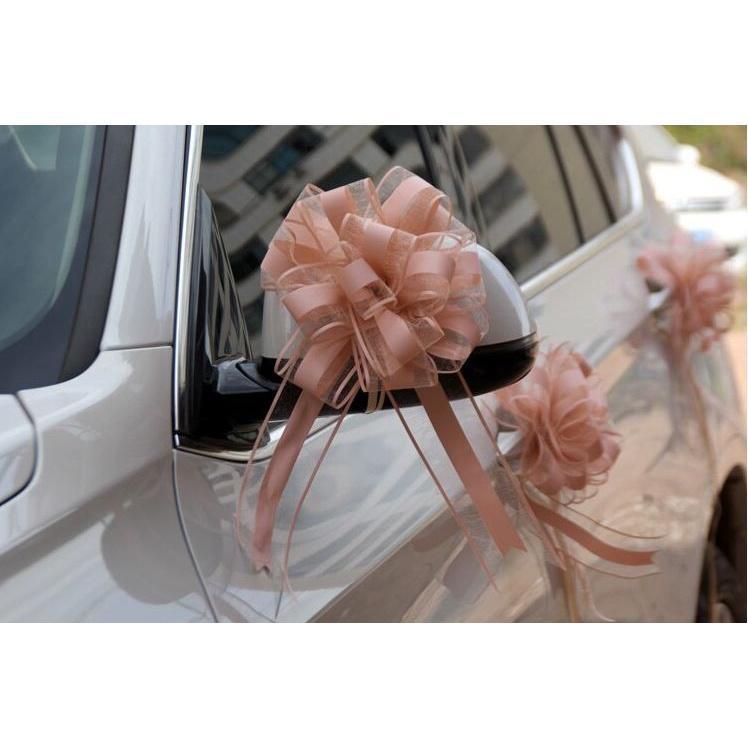 1pcs 65mm large Pull Bow ribbon for bouquet flower Gift Packing Wedding Car Party Decoration(712L) - Image 21
