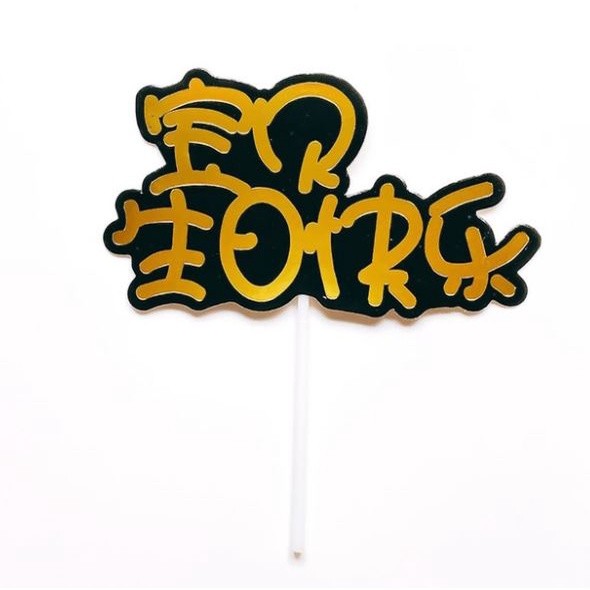 1pc Paper Cake Toppers Happy Birthday Party Cupcake Toppers Baby shower Boy Girl Cake Decor(1249L) - Image 21