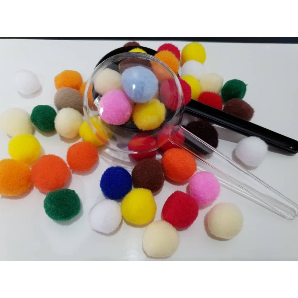 10/12/15/20/25/30mm Mini Fluffy Soft Pom Poms Pompoms Ball Handmade Kids Toys Wedding Christmas Decor DIY Sewing(845L) - Image 25