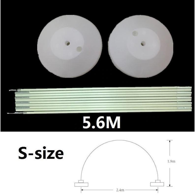 Ruggedized Balloon Arch Kit Wedding Large Set Column Frame Arch/Stand Base+50pcs 10inch 2.3g Candy Balloon(681L) - Image 21