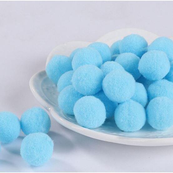40Pcs 13/15mm Mini Fluffy Soft Pom Poms Pompoms Ball Handmade Kids Toys Wedding Christmas Decor DIY Sewing Craft(1088L) - Image 24