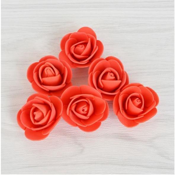 12pcs 3.5cm Mini PE Foam Rose Heads Artificial Silk Flowers for Home Garden DIY Pompom Wreaths Wedding 泡沫玫瑰花(847L) - Image 23